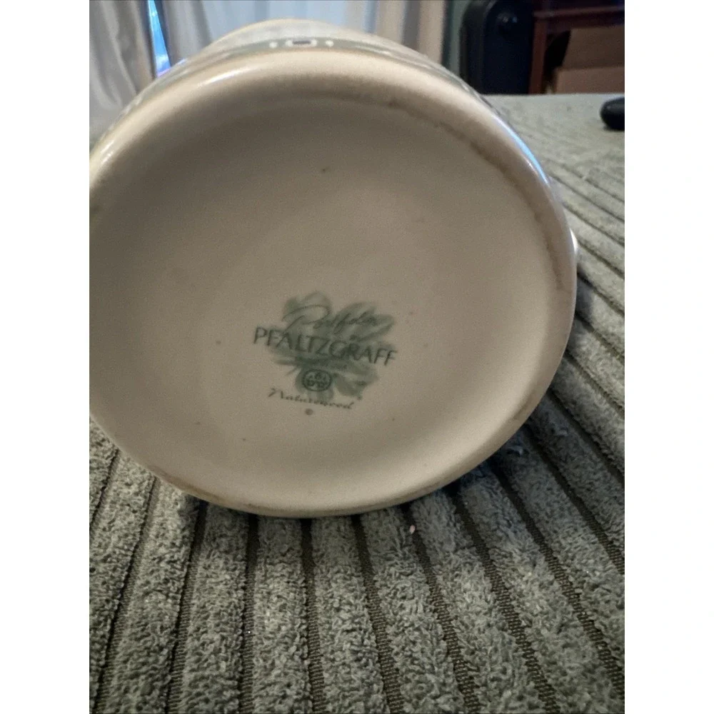 Pfaltzgraff Naturewood Creamer & Sugar Bowl w/ Lid Cottagecore Grannycore
